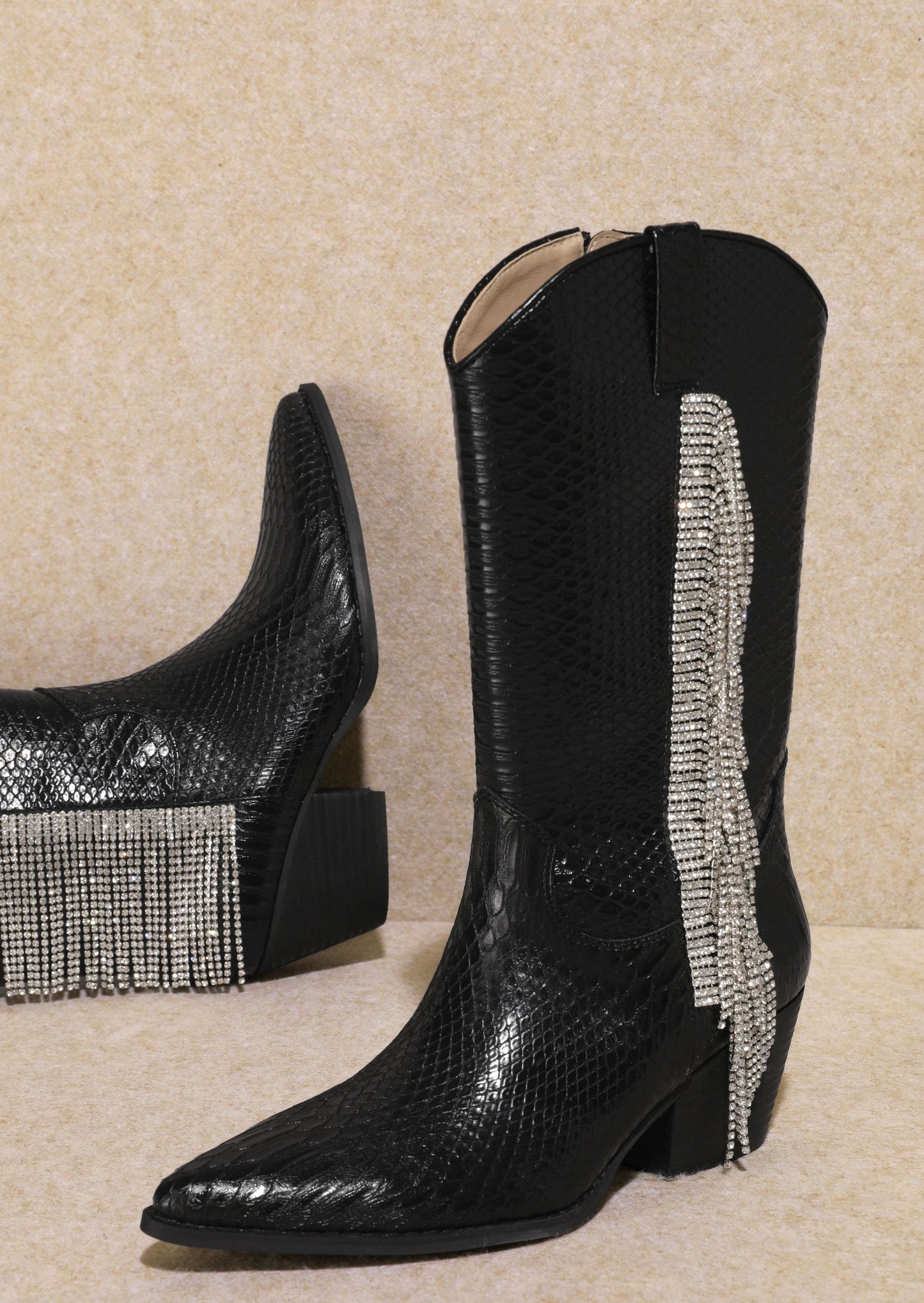 Giselle Rhinestone Cowboy Boots