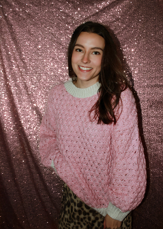 Pink Skies Knitted Sweater