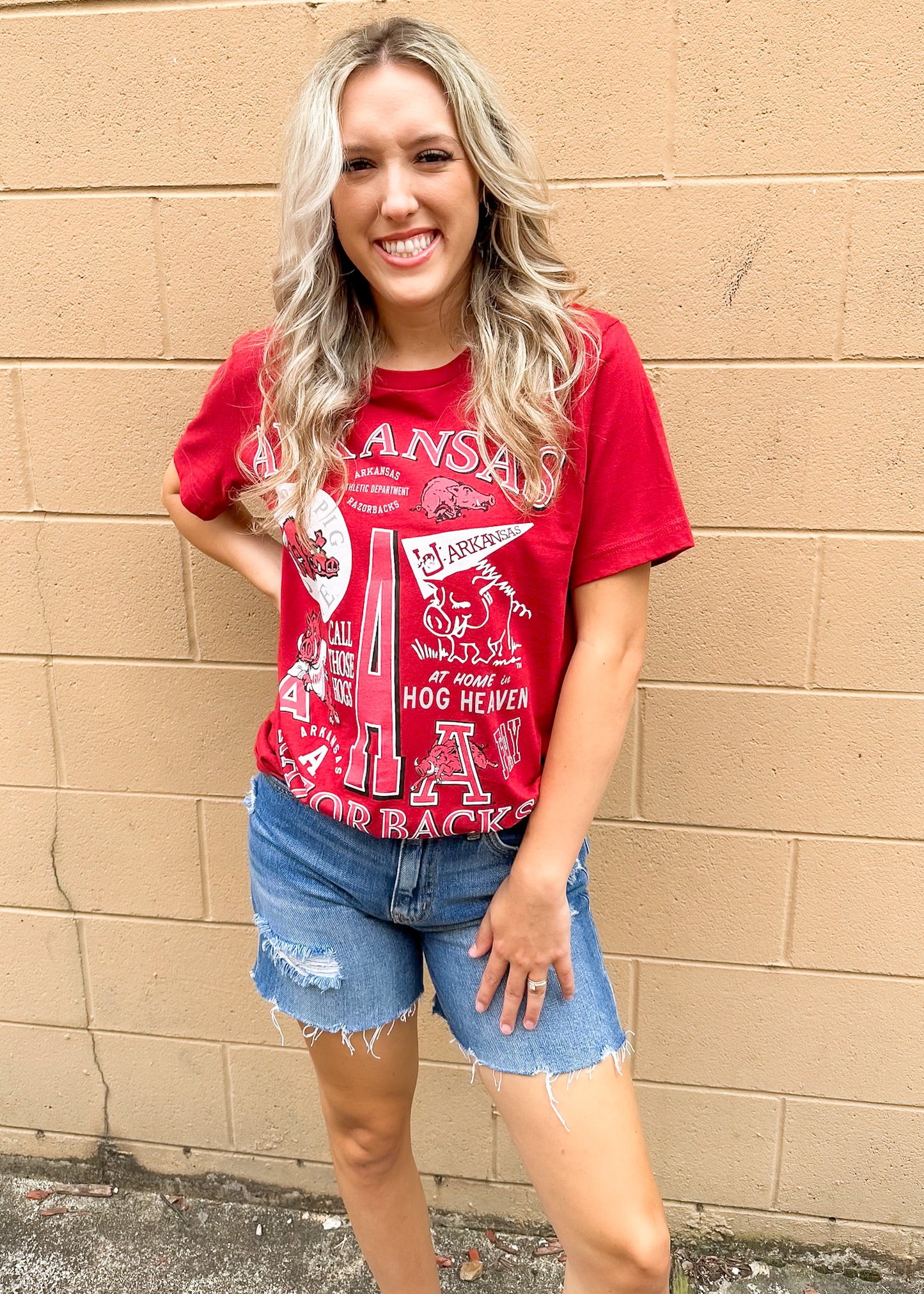 Arkansas Collage Short Sleeve Tee