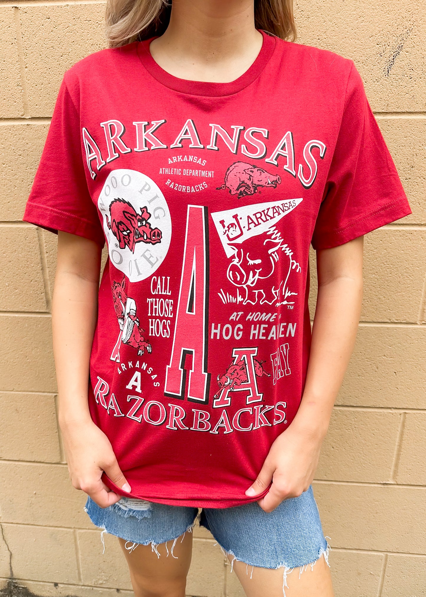 Arkansas Collage Short Sleeve Tee