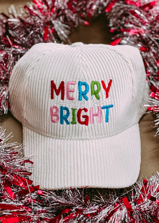 Cream Merry & Bright Hat