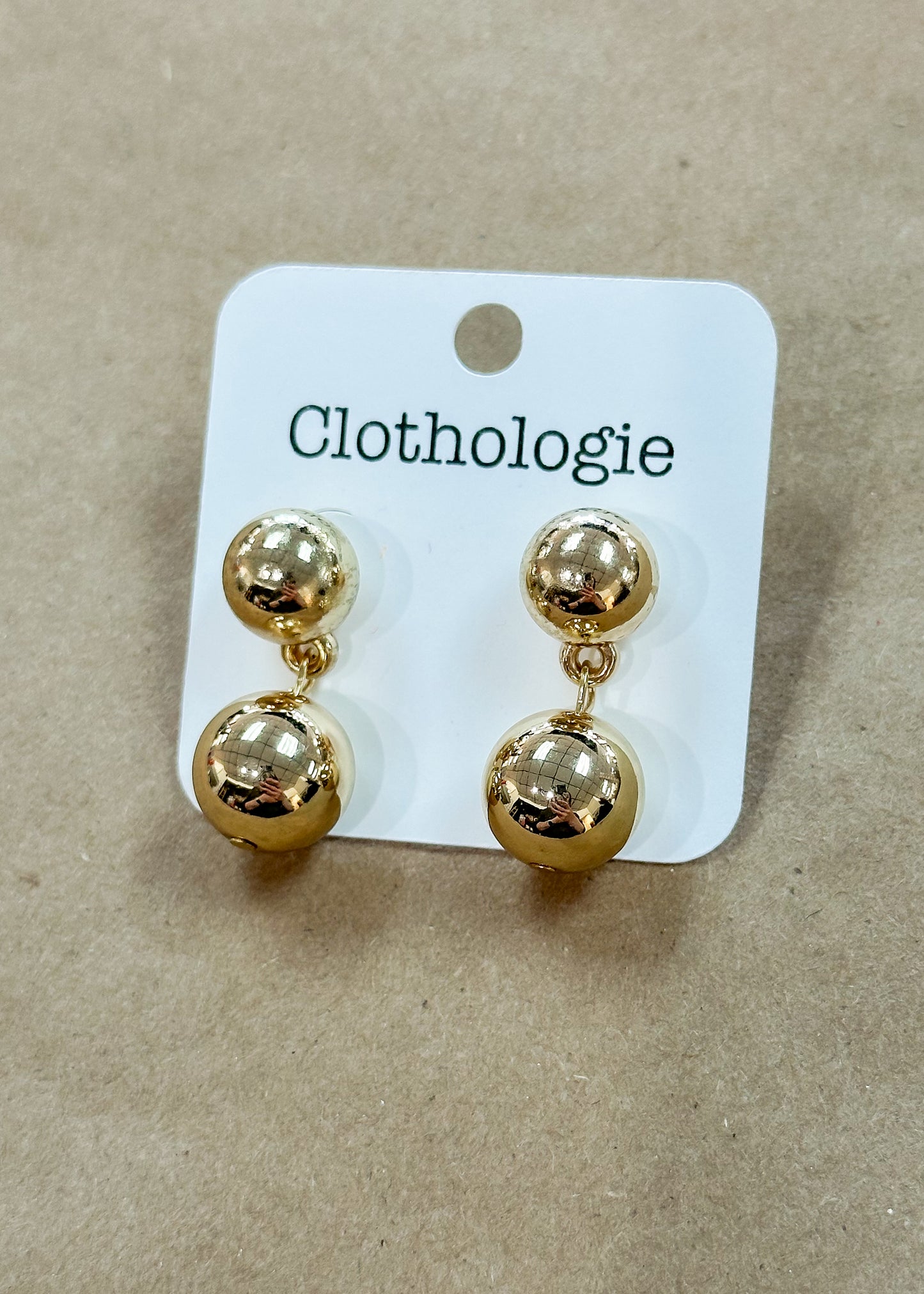 Drop It Gold Earrings