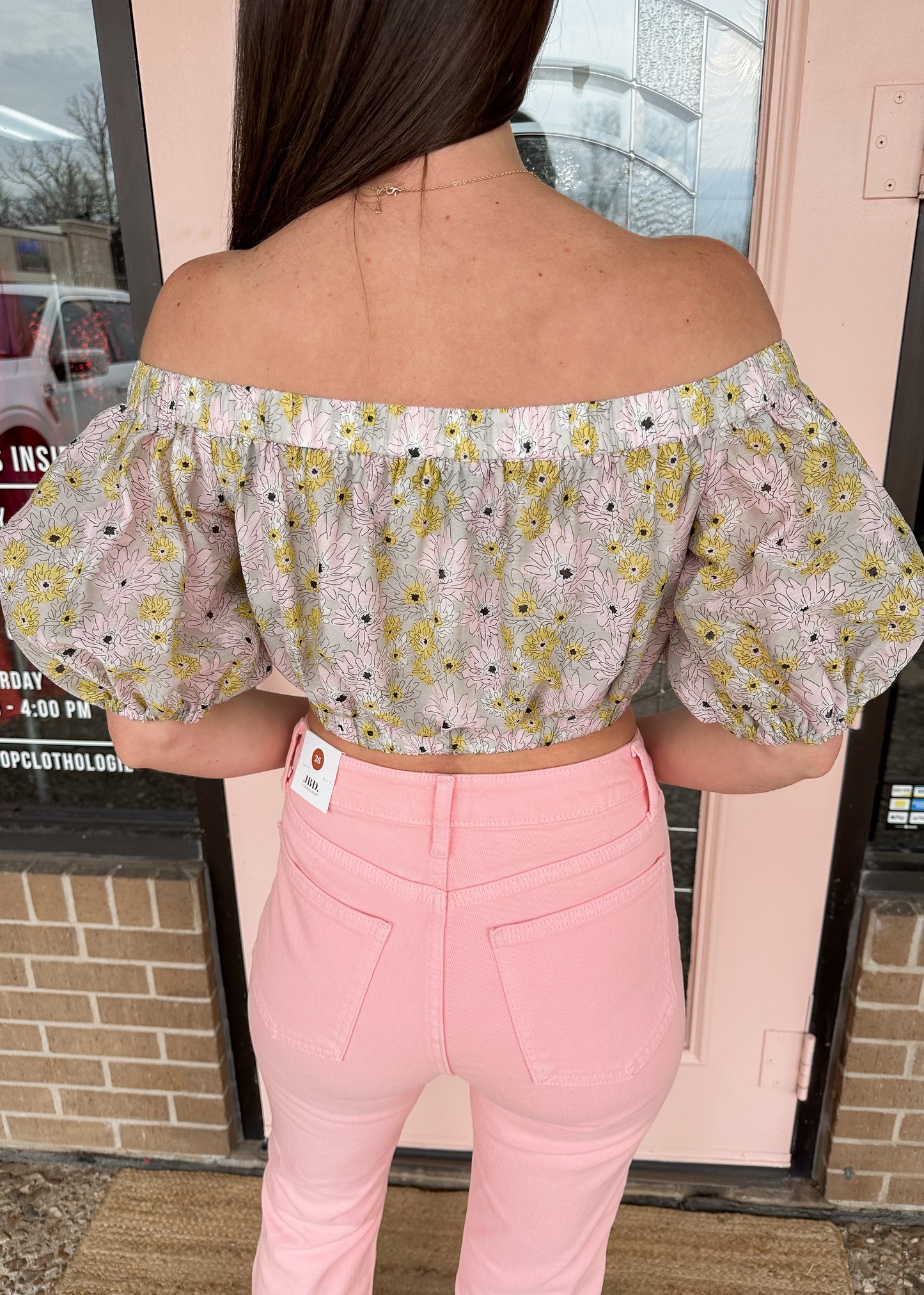 Ready For Spring Off The Shoulder Top