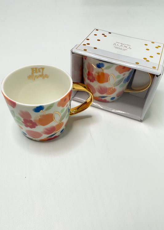 Hey Mama Floral Mug