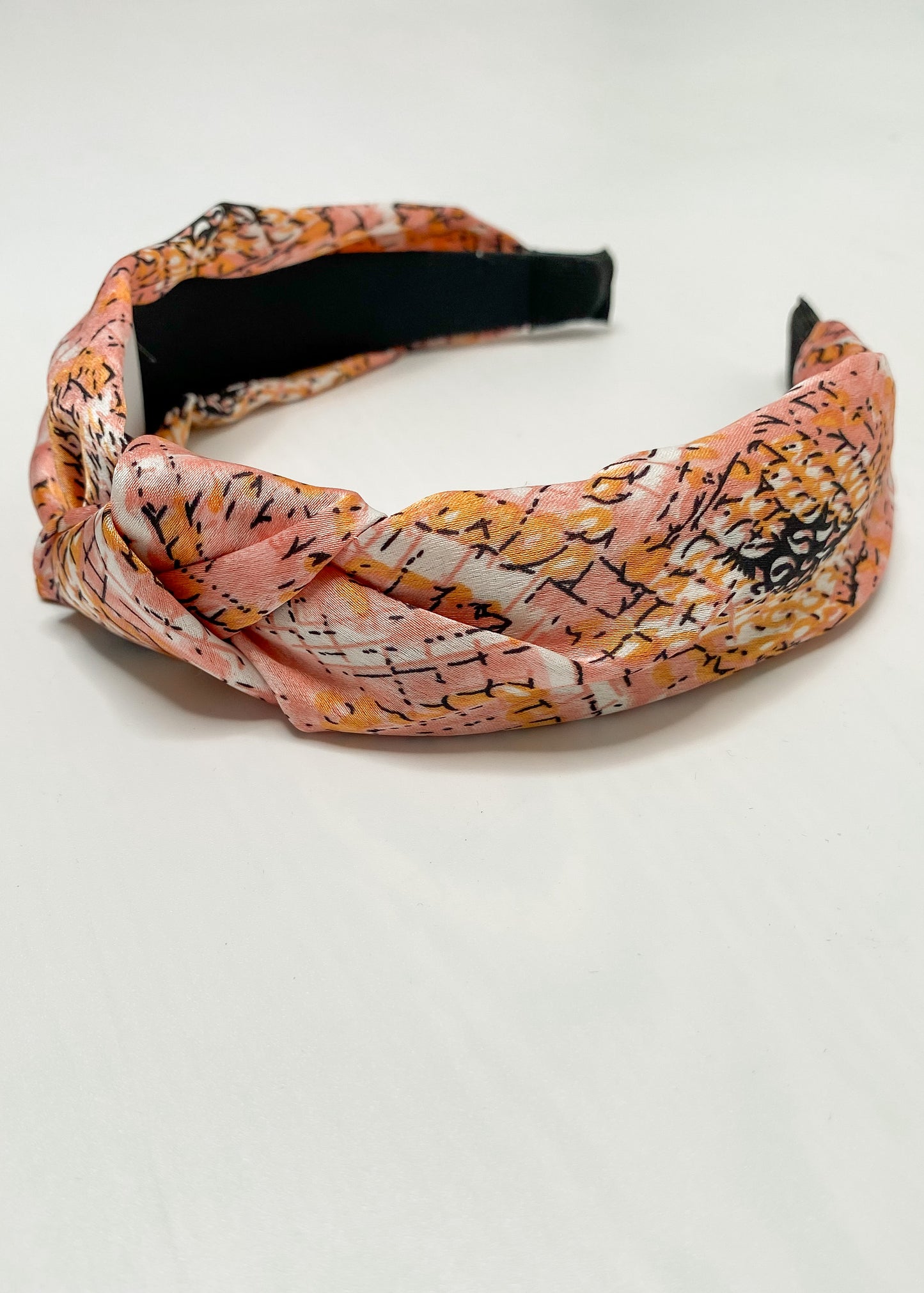Pink Snake Print Headband