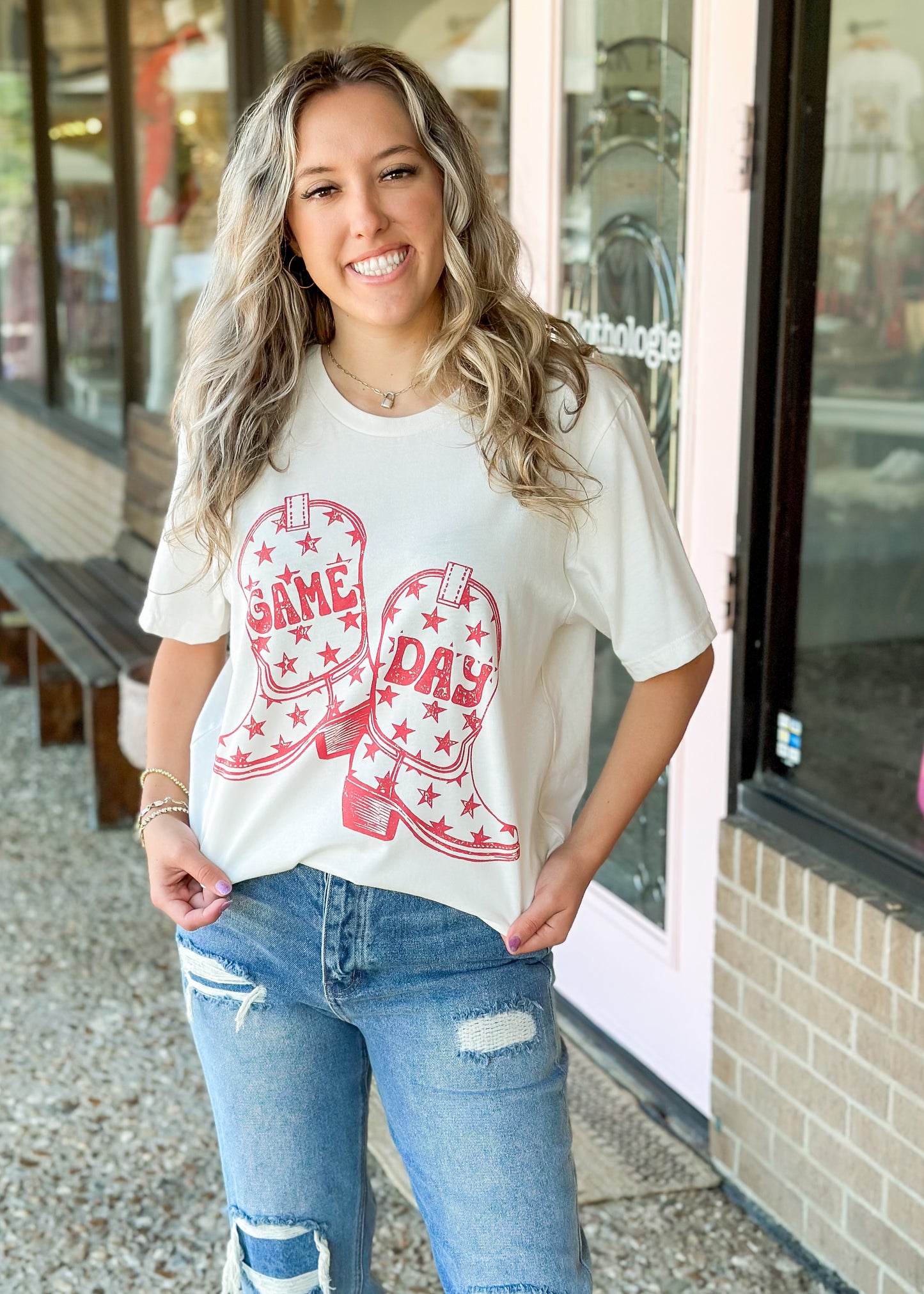 Kick Up Your Boots Game Day Tee