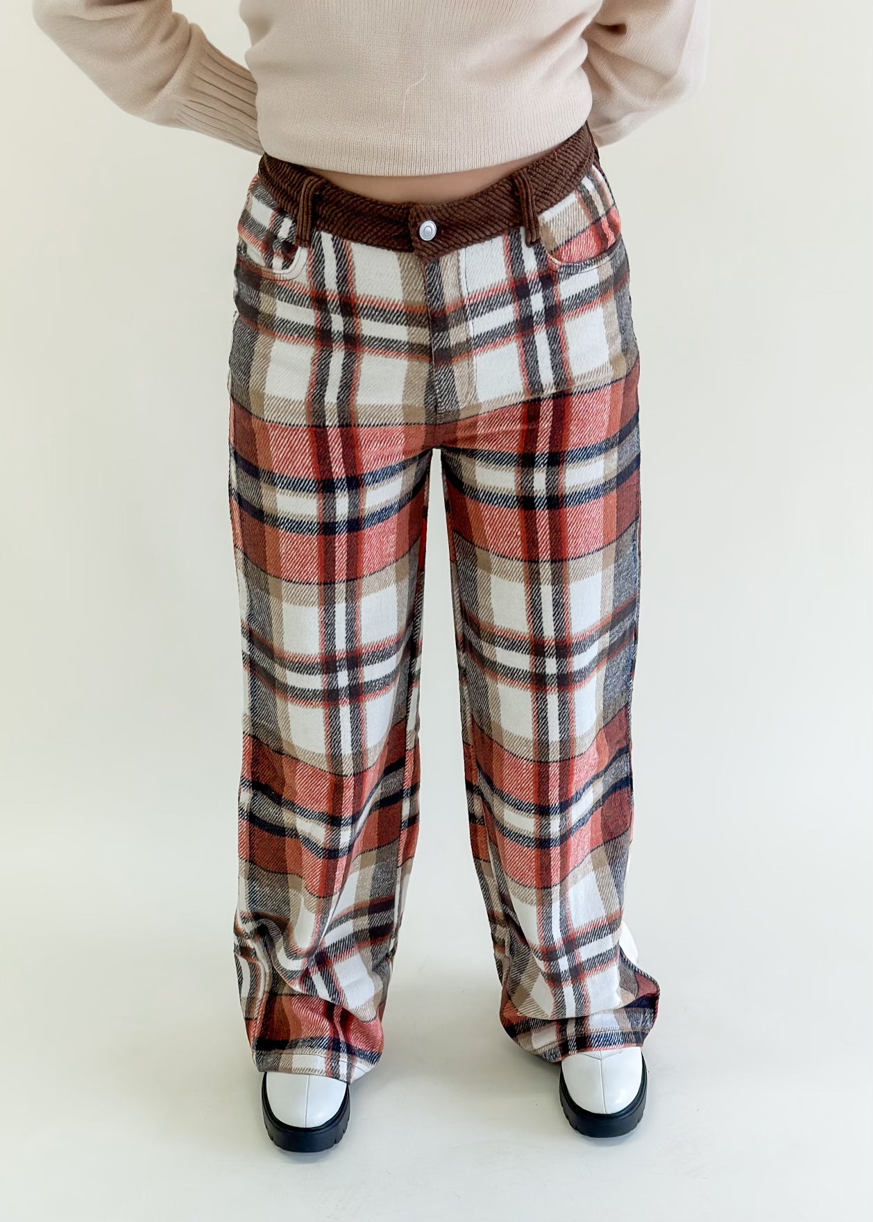 Brilliantly Beautiful Brown Plaid Pants