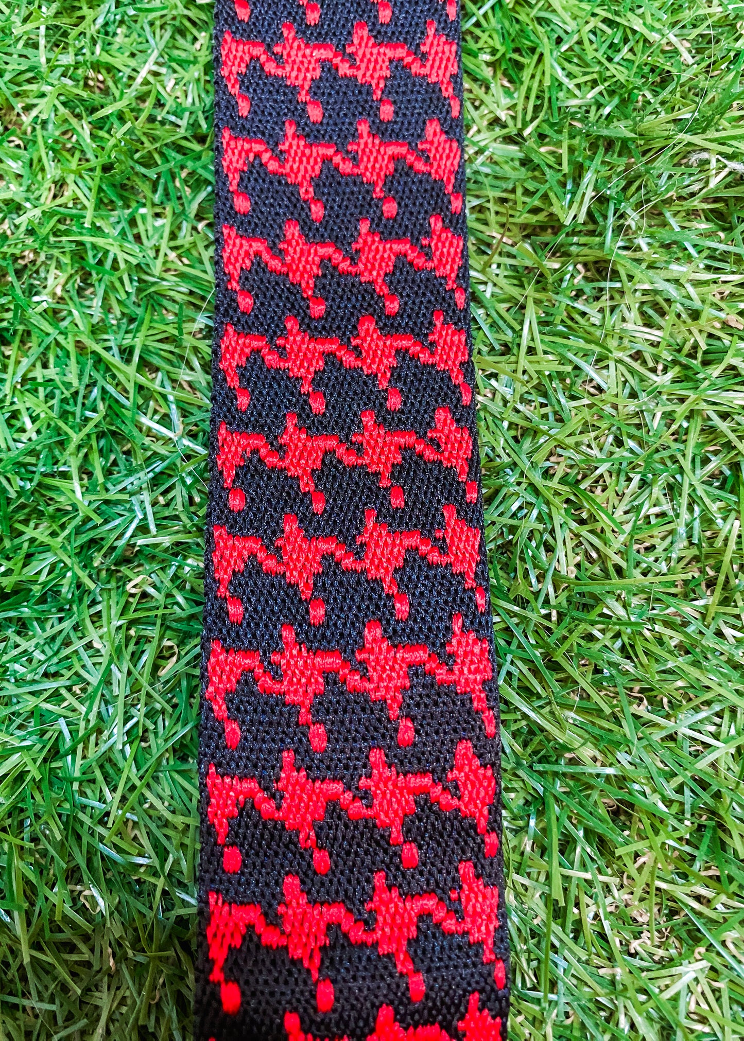 Red Houndstooth Purse Strap