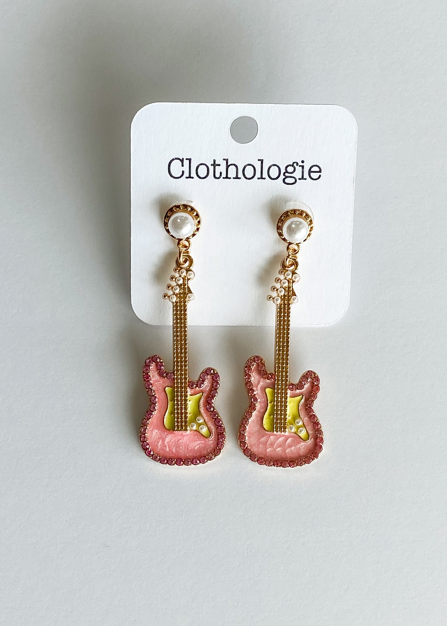 Gone Country Guitar Earrings