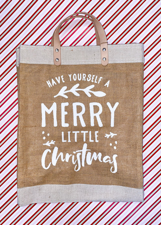 Merry Christmas Market Tote