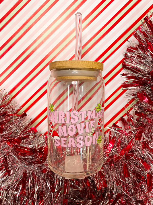 Christmas Movie Glass Cup