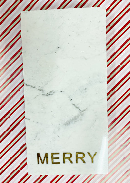 Marble Merry Cheese Board