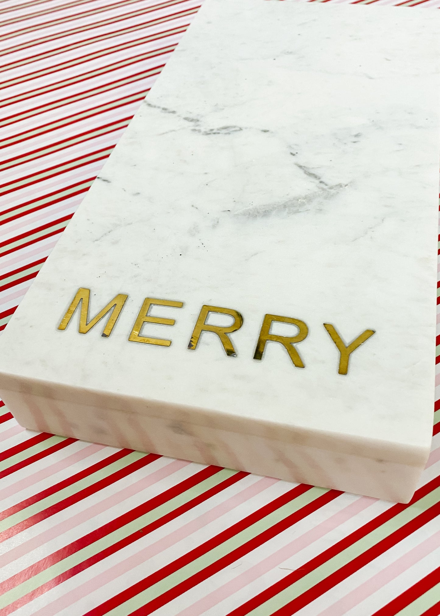 Marble Merry Cheese Board