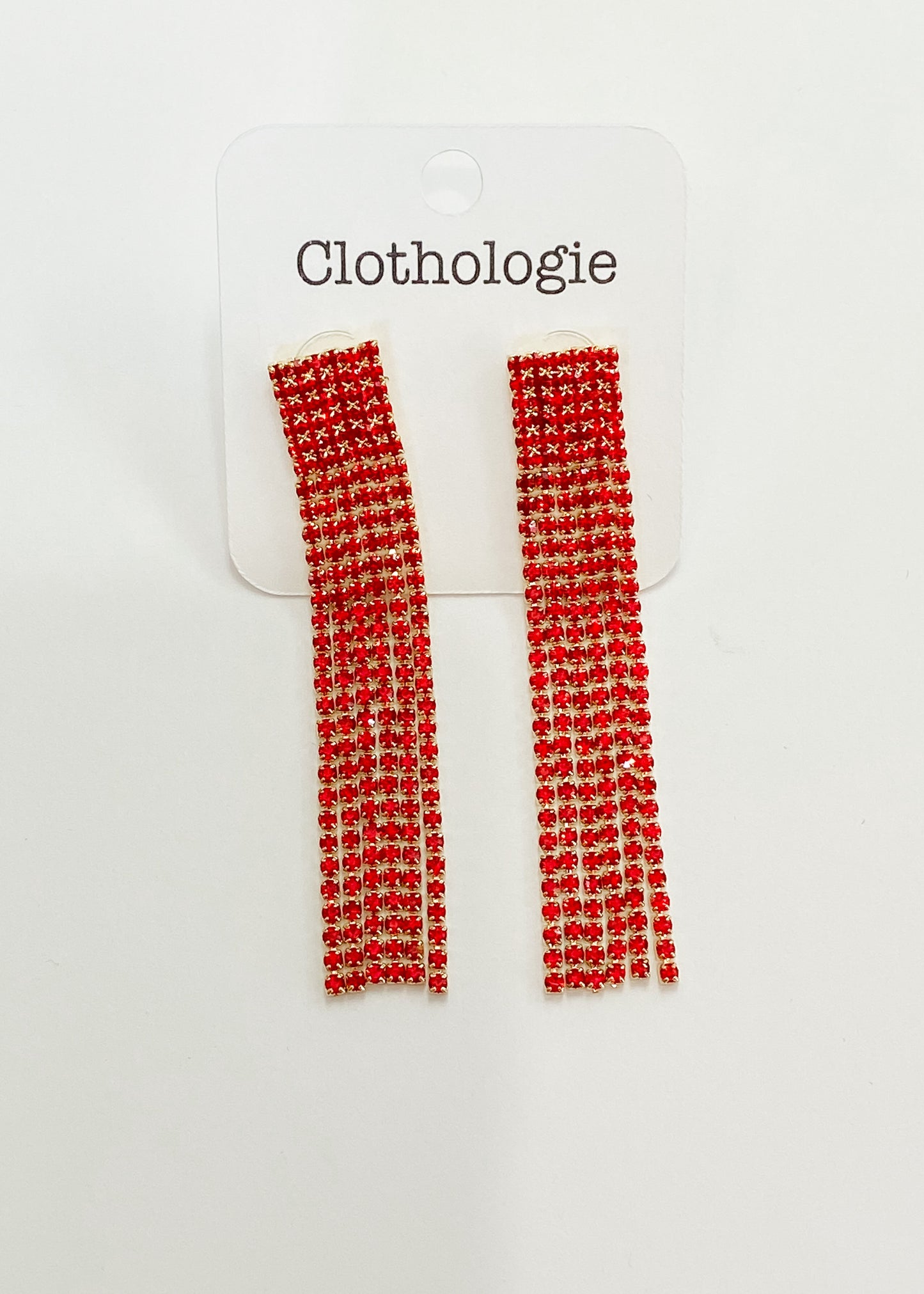 Dime A Dozen Red Earrings