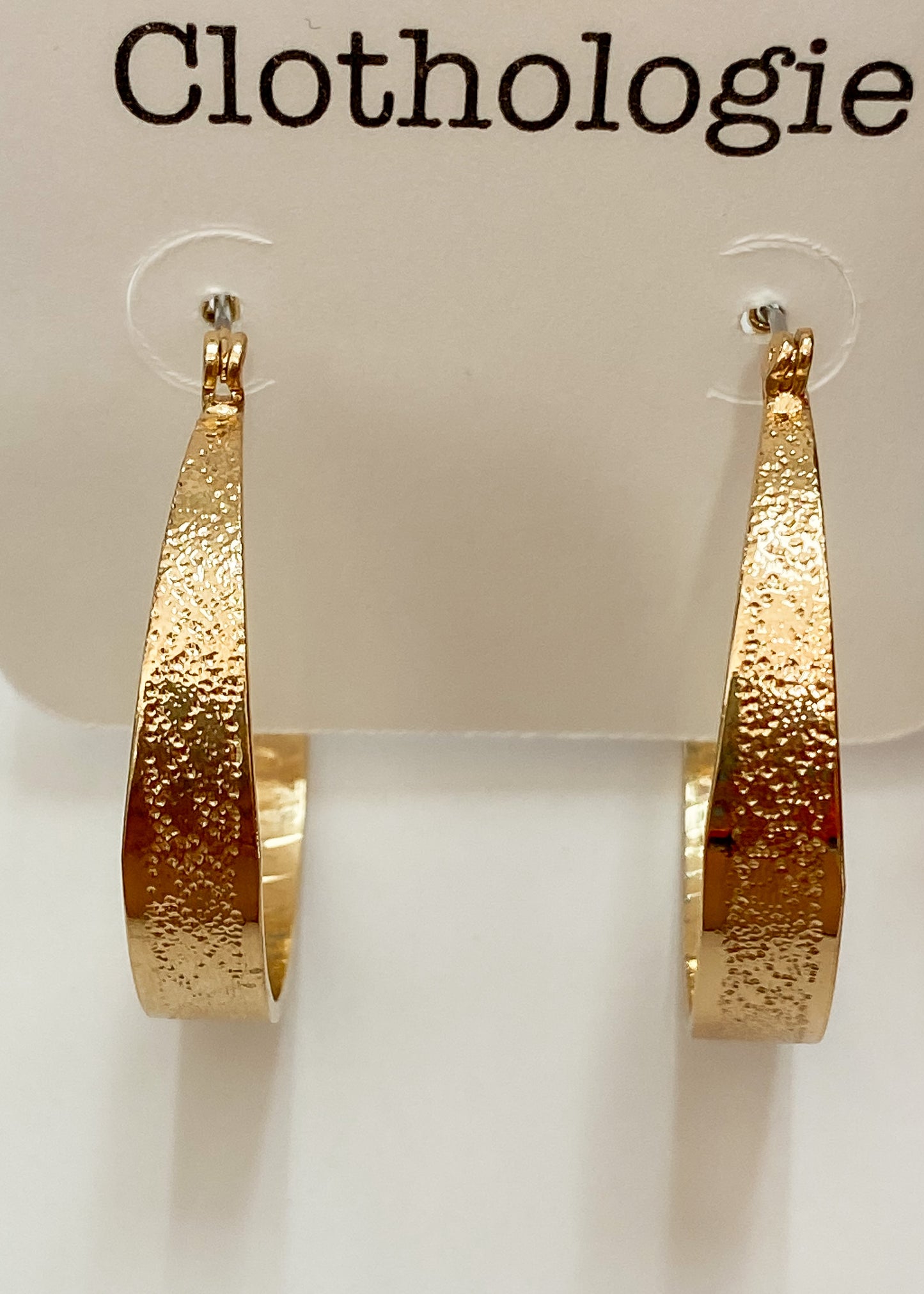 Gold Detailed Hoops