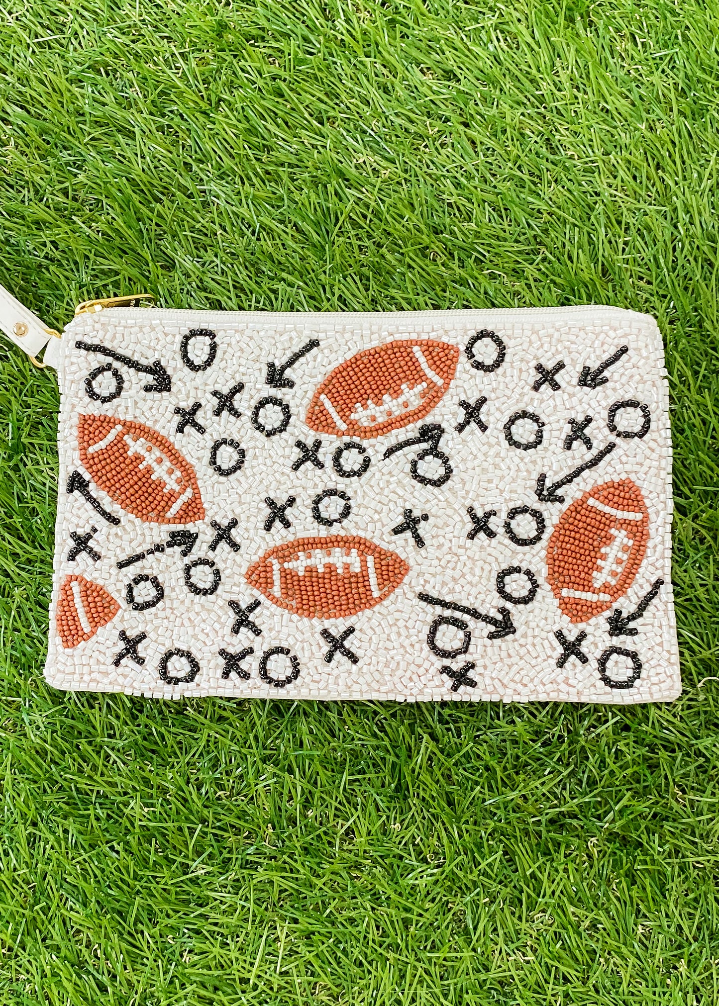 Playmaker Beaded Wristlet