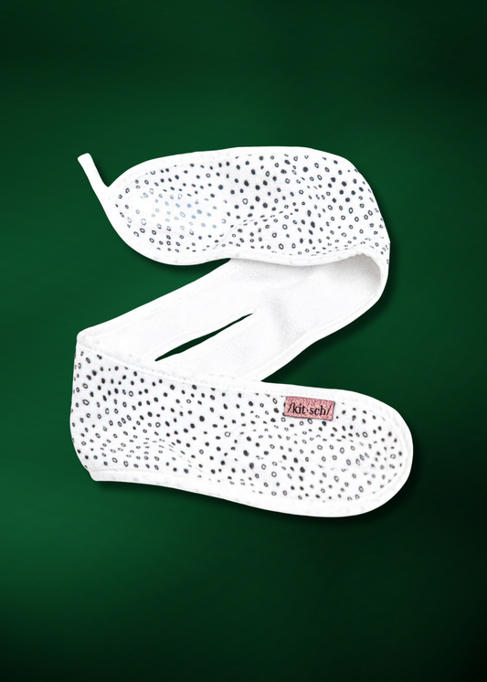 Microfiber Spa Headband - Micro Dot