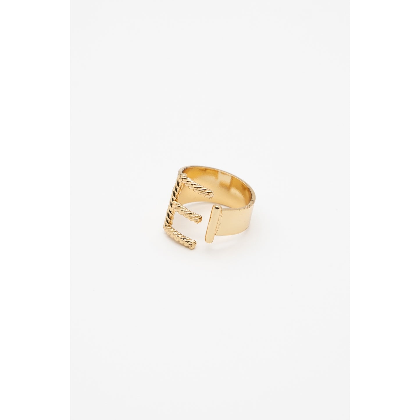 24K Gold Plated Rope Ring