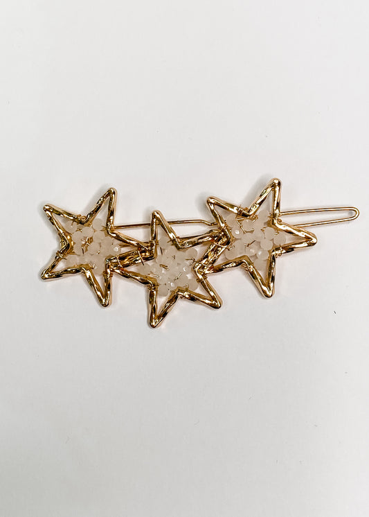 Star Girl Beaded Barrette