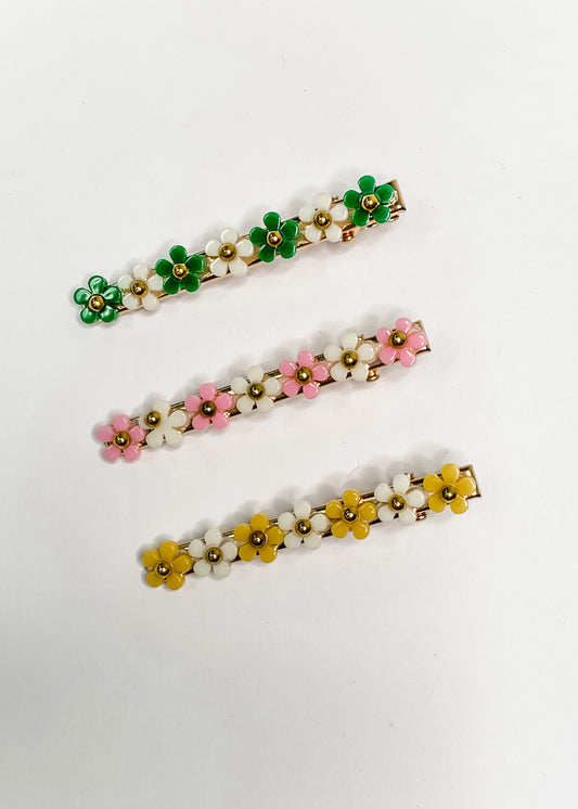 Flower Power Assorted Barrettes