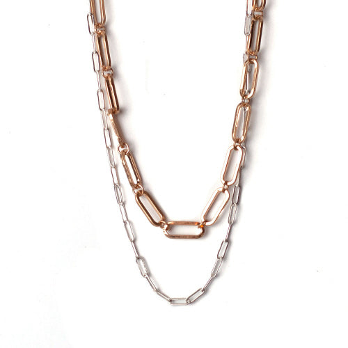 Elwyn Gold and Silver Necklace